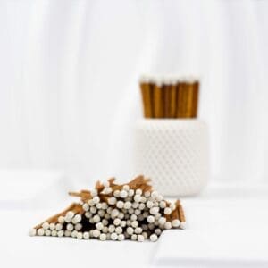 9.5 cm Wooden Matches – Cinnamon with White Tips