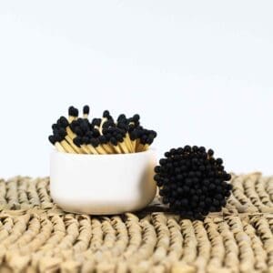 4.8 cm Black Head Matches