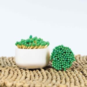 4.8 cm Green Head Wooden Matches