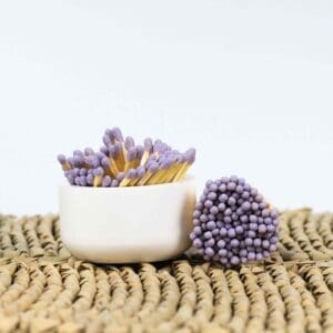 4.8 cm Purple Head Matches