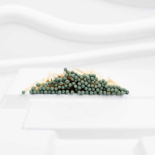 7.5 cm Sage Green Head Matches