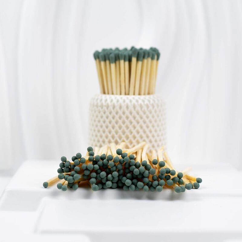 95-Wooden-Matches-Sage-Green-Head-2.jpg 9.5 cm Wooden Matches – Sage Green Heads