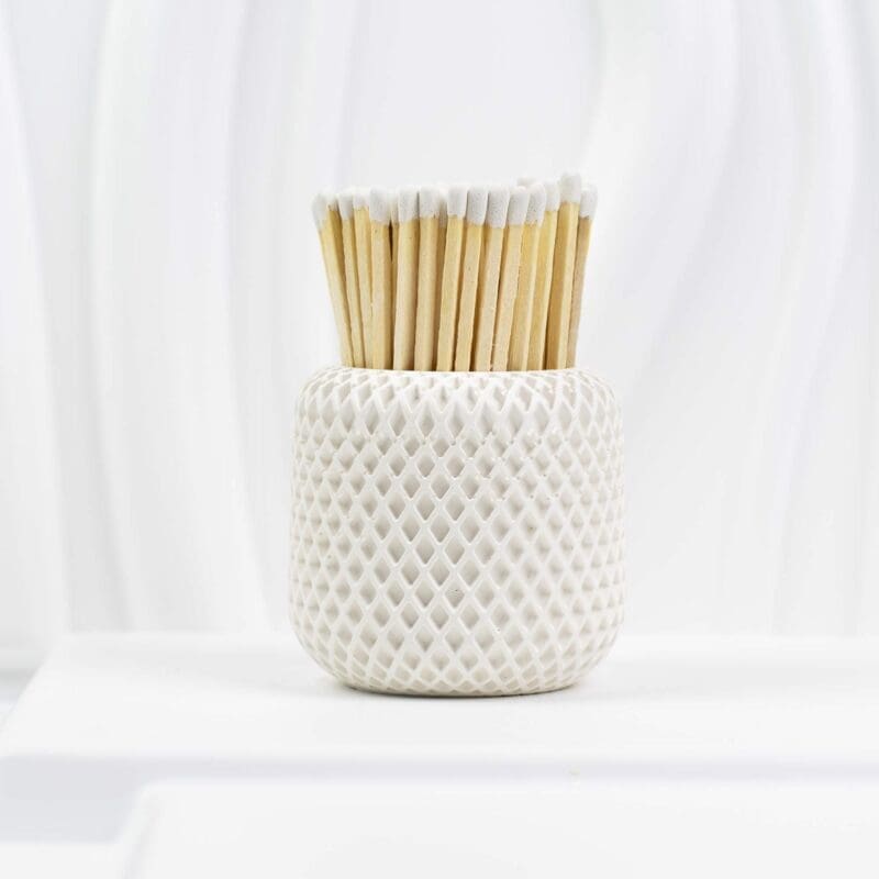 9.5 cm Wooden Matches – White Heads