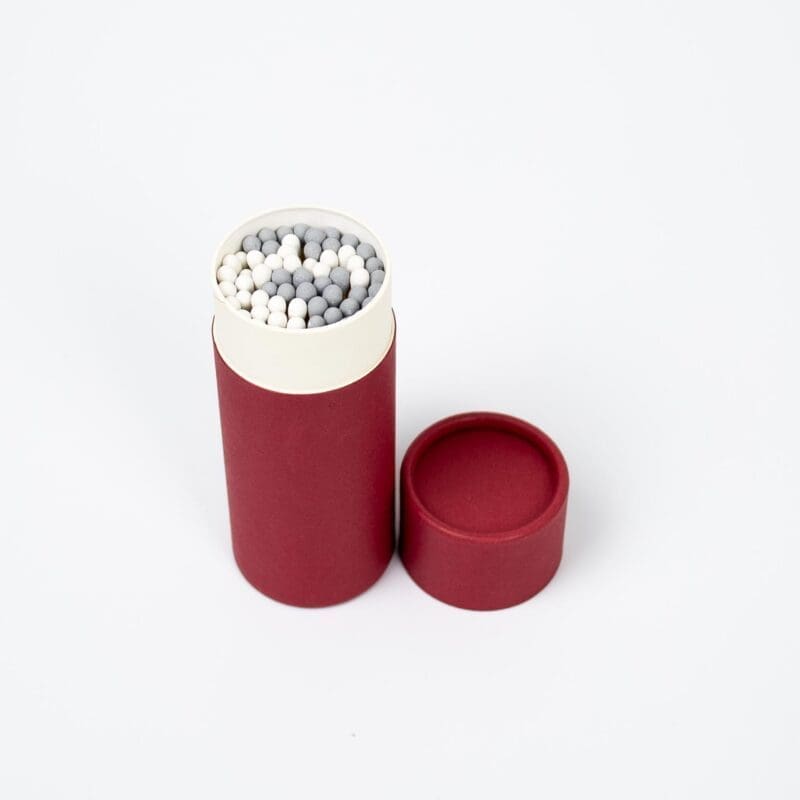 TUBE-RED.jpg Matches Box, Decorative Matches Tub