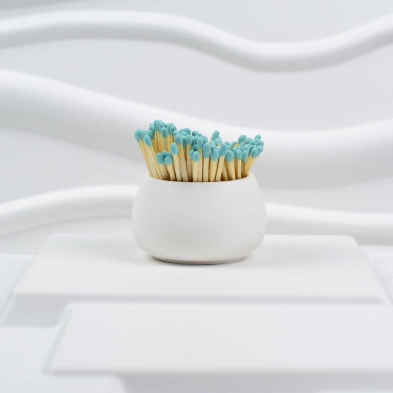 75-Blue-Light-4 7.5 cm Wooden Matches – Blue Light Head
