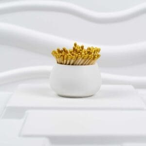 75-Wooden-Matches-+-Gold-Head-2 7.5 cm Gold Head Matches