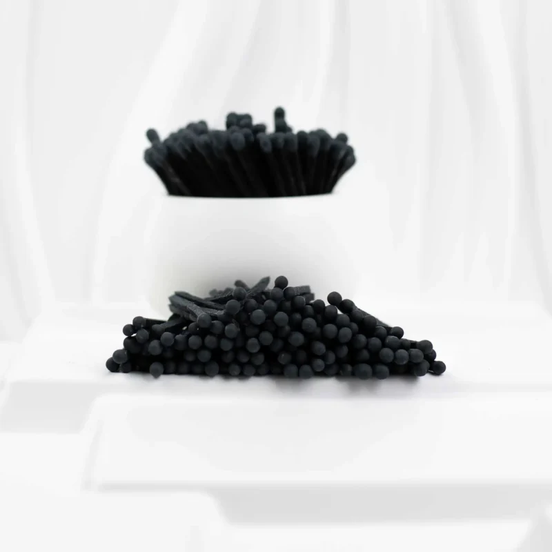 7.5 cm Matches Black + Black Head 3 7.5 cm Black + Black Head Matches