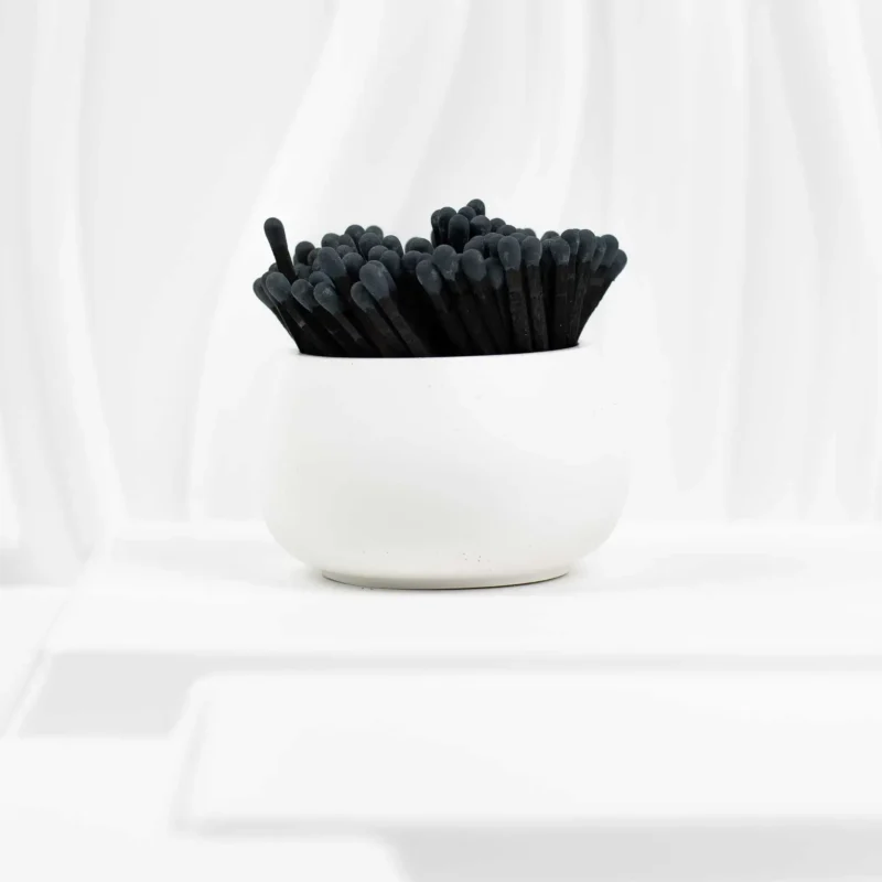 7.5 cm Matches Black + Black Head 4 7.5 cm Matches Black + Black Head